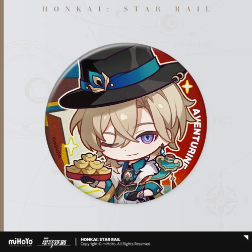 T034 "Honkai: Star Rail" Lunar New Year Celebration Series Tinplate Badge