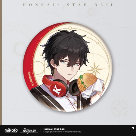 T035  " Honkai: Star Rail " Delicious Voyage Series Tinplate Badge