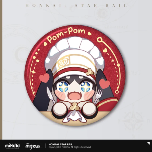 T035  " Honkai: Star Rail " Delicious Voyage Series Tinplate Badge