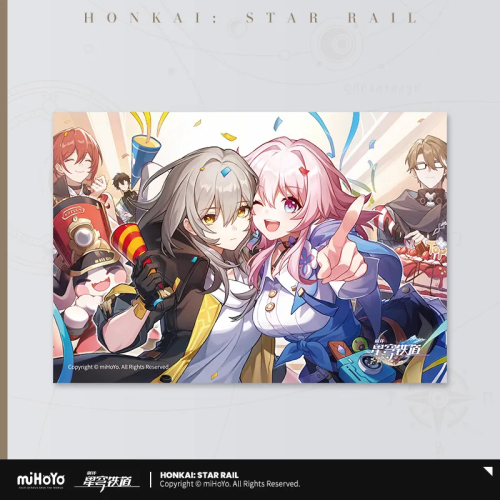 T036  " Honkai: Star Rail " Interstellar Journey Series Postcard Set