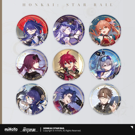 T037 " Honkai: Star Rail "Illustrated Series Tinplate Badge - Path of Void