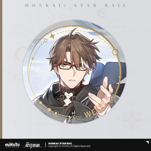 T037 " Honkai: Star Rail "Illustrated Series Tinplate Badge - Path of Void