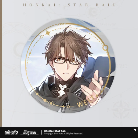 T037 " Honkai: Star Rail "Illustrated Series Tinplate Badge - Path of Void