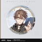 T037 " Honkai: Star Rail "Illustrated Series Tinplate Badge - Path of Void