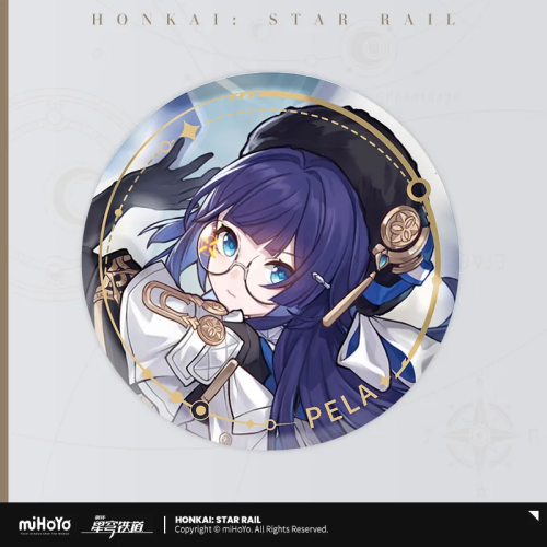 T037 " Honkai: Star Rail "Illustrated Series Tinplate Badge - Path of Void