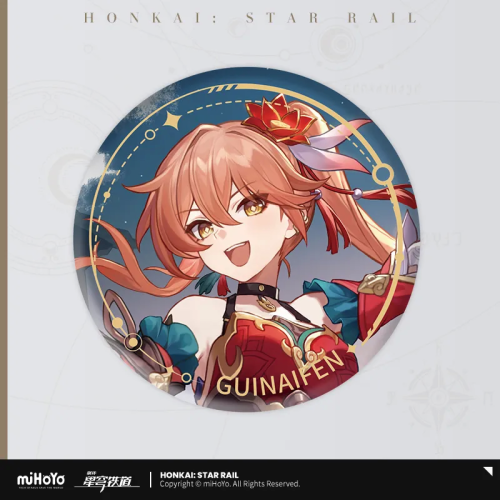 T037 " Honkai: Star Rail "Illustrated Series Tinplate Badge - Path of Void