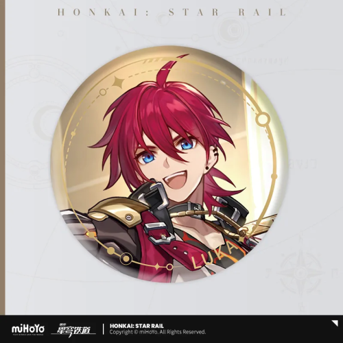 T037 " Honkai: Star Rail "Illustrated Series Tinplate Badge - Path of Void