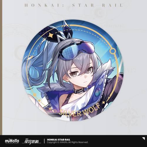 T037 " Honkai: Star Rail "Illustrated Series Tinplate Badge - Path of Void