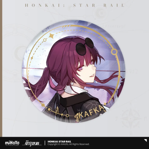 T037 " Honkai: Star Rail "Illustrated Series Tinplate Badge - Path of Void