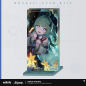 T038 "Honkai: Star Rail" Light Cone Series Acrylic Sand Flow Standing Decoration