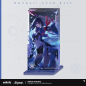 T038 "Honkai: Star Rail" Light Cone Series Acrylic Sand Flow Standing Decoration