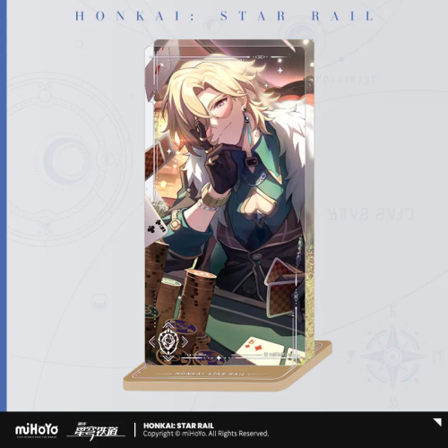 T038 "Honkai: Star Rail" Light Cone Series Acrylic Sand Flow Standing Decoration