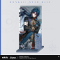 T038 "Honkai: Star Rail" Light Cone Series Acrylic Sand Flow Standing Decoration