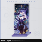 T038 "Honkai: Star Rail" Light Cone Series Acrylic Sand Flow Standing Decoration
