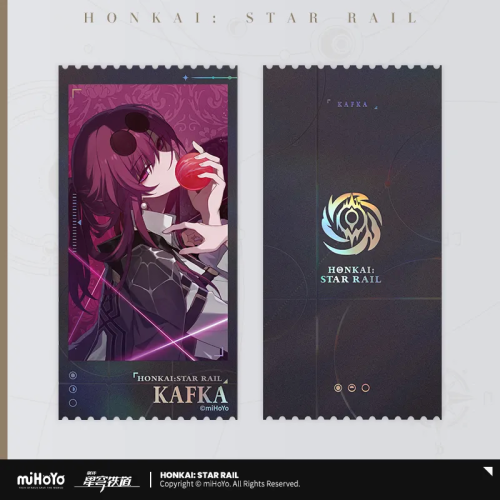 T039 "Honkai: Star Rail" Countdown train departure series laser commemorative ticket set