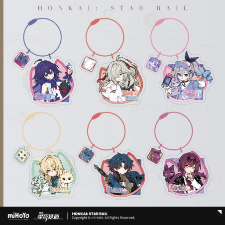 T044 "Honkai: Star Rail"Tiny Cat Series Acrylic Pendant