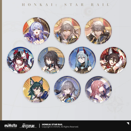 T046 "Honkai: Star Rail"Illustrated series of tin badges - Harmonious Destiny
