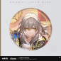 T046 "Honkai: Star Rail"Illustrated series of tin badges - Harmonious Destiny