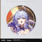 T046 "Honkai: Star Rail"Illustrated series of tin badges - Harmonious Destiny