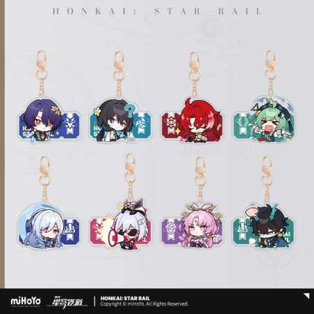 T050 "Honkai: Star Rail" Pam exhibition hall series acrylic pendant