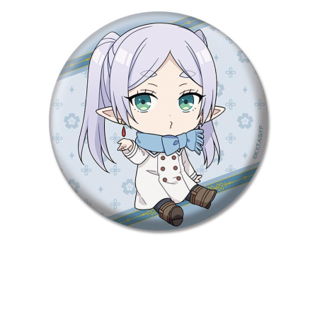 OW023 Frieren-themed Sitting Pose Badge