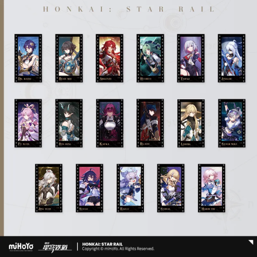 T056 "Honkai: Star Rail" Stellar Invitation Series Analog Film-style Cards