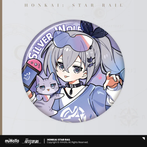T057 "Honkai: Star Rail" Tiny Cat Series Tin Badges