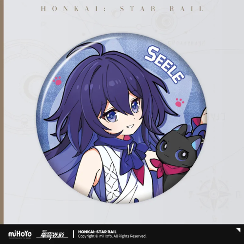 T057 "Honkai: Star Rail" Tiny Cat Series Tin Badges
