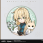 T057 "Honkai: Star Rail" Tiny Cat Series Tin Badges