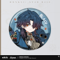T057 "Honkai: Star Rail" Tiny Cat Series Tin Badges
