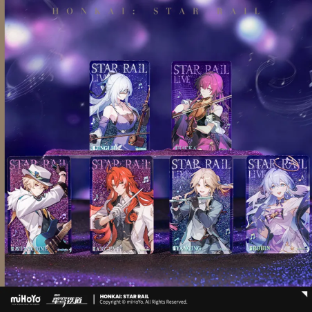 T058「崩壞：星穹鐵道」星鐵LIVE系列壓克力流沙擺件