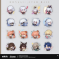 T060 "Honkai: Star Rail"Pam Exhibition Hall series Q version stickers