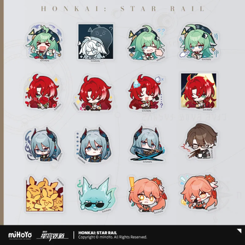 T060 "Honkai: Star Rail"Pam Exhibition Hall series Q version stickers