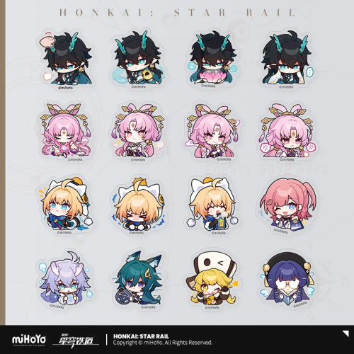 T060 "Honkai: Star Rail"Pam Exhibition Hall series Q version stickers
