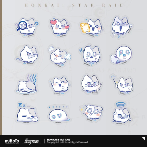 T060 "Honkai: Star Rail"Pam Exhibition Hall series Q version stickers