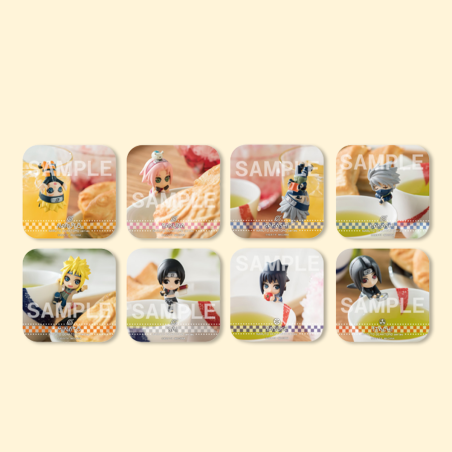 OW021 Naruto Konoha's Leisure Time Water Cup Pendant Small Figure Multi-character Box Gachapon