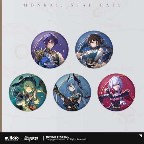 T062 "Honkai: Star Rail" Interstellar travel series of tinplate badges