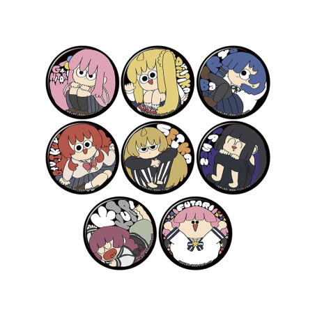 OW036 Lonely Rock Stick Figure Style Baji Badge Round Blind Pack Multiple Characters