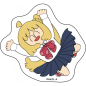 OW041 Lonely Rock Stick Figure Style Sticker Set 2 Jumping Multiple Characters Paper Surrounding