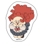 OW041 Lonely Rock Stick Figure Style Sticker Set 2 Jumping Multiple Characters Paper Surrounding