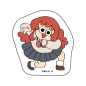 OW042 Lonely Rock Stick Figure Style Sticker Set 1 Life-size Multi-character Paper Surrounding