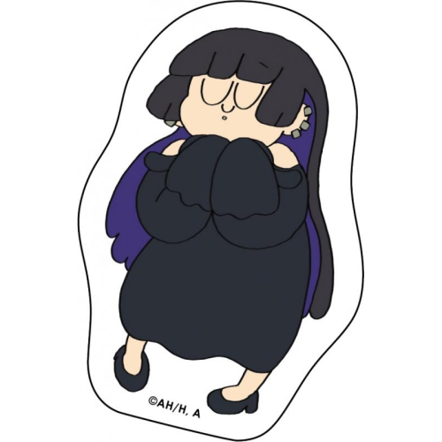 OW042 Lonely Rock Stick Figure Style Sticker Set 1 Life-size Multi-character Paper Surrounding