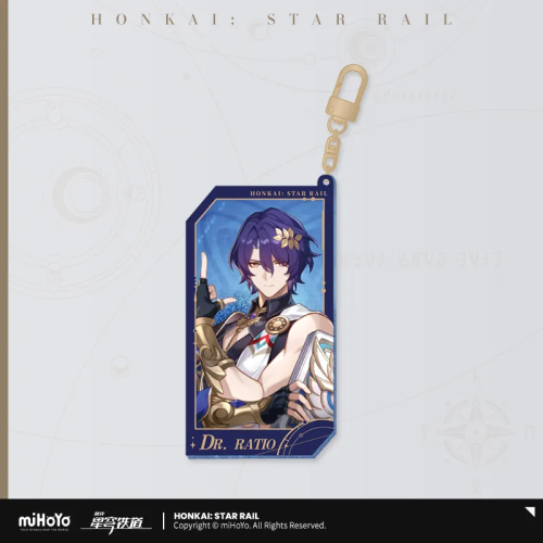 T067 "Honkai: Star Rail"Galaxy Invitation Series Quicksand Acrylic Pendant