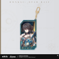 T067 "Honkai: Star Rail"Galaxy Invitation Series Quicksand Acrylic Pendant