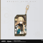 T067 "Honkai: Star Rail"Galaxy Invitation Series Quicksand Acrylic Pendant
