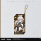 T067 "Honkai: Star Rail"Galaxy Invitation Series Quicksand Acrylic Pendant