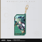 T067 "Honkai: Star Rail"Galaxy Invitation Series Quicksand Acrylic Pendant