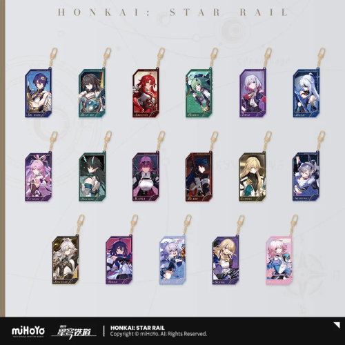 T067 "Honkai: Star Rail"Galaxy Invitation Series Quicksand Acrylic Pendant