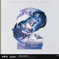 T068 "Honkai: Star Rail" Acrylic stand of illustration series - Void Path