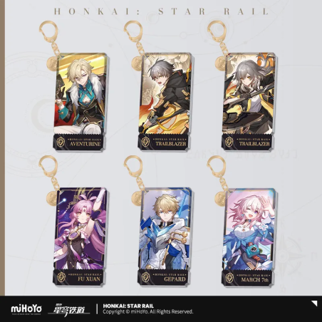 T070"Honkai: Star Rail"Illustrated acrylic pendant series - Guardian of Destiny